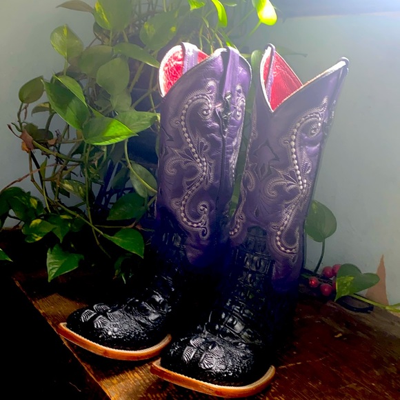 Ferrini all leather cowboy boots - Picture 1 of 13